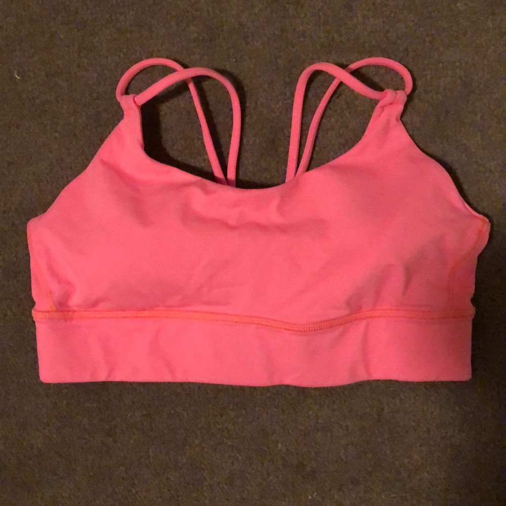 Hot Pink Lululemon Bra Size 6